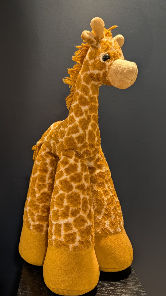 BOOROCK, the stuffed giraffe the company is named after